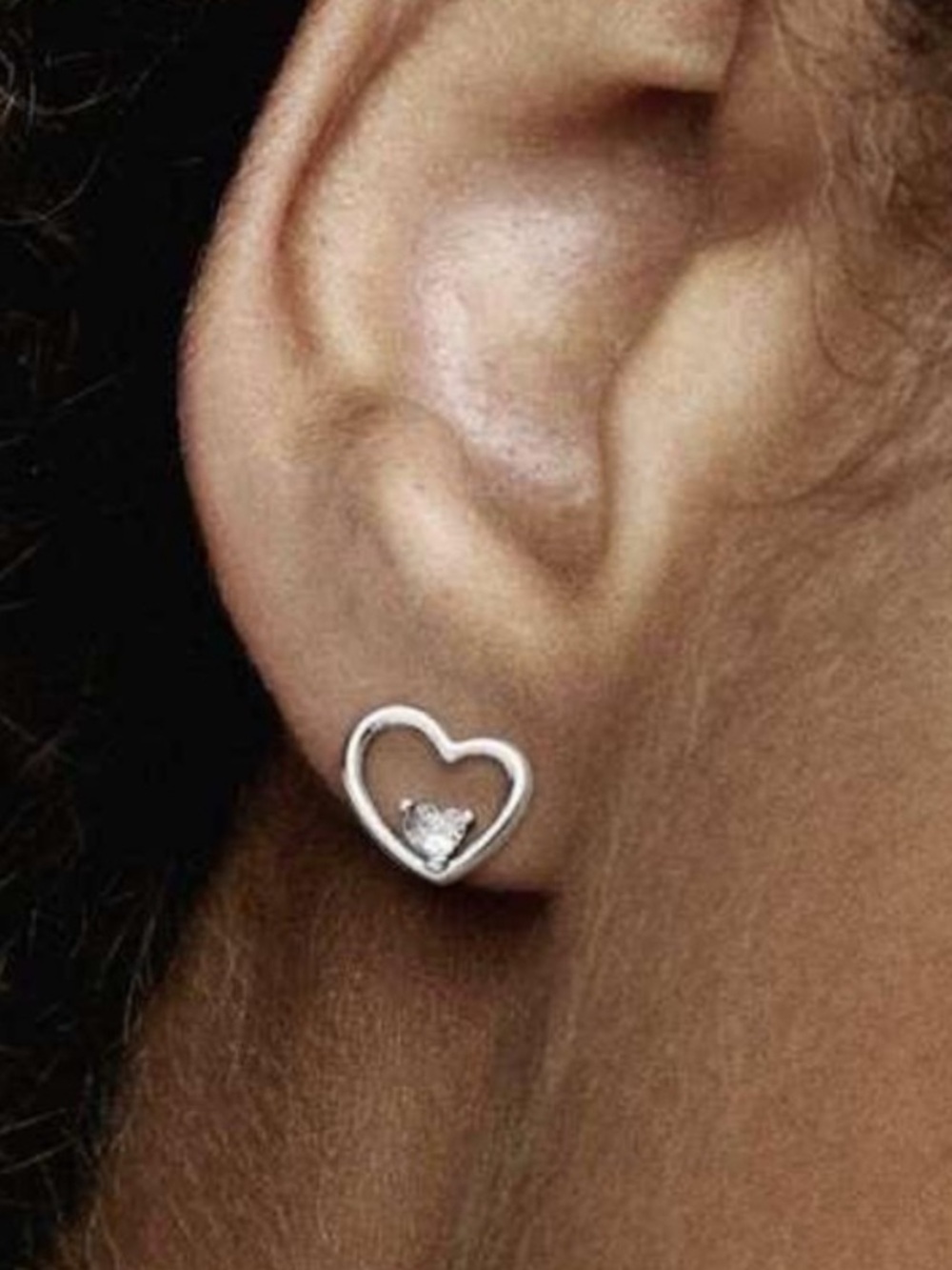 Pandora | Asymmetrical | Hearts of Love | Stud | Earrings